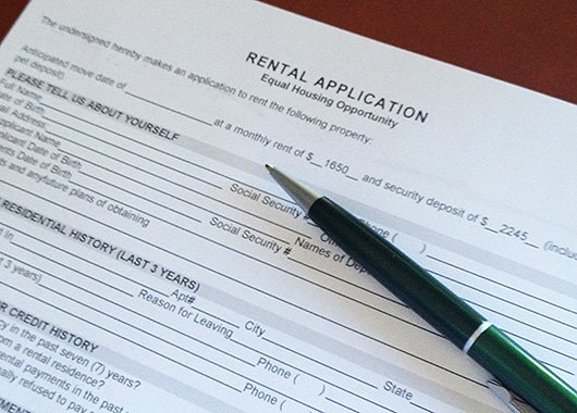 how do i know if my rental application is approved