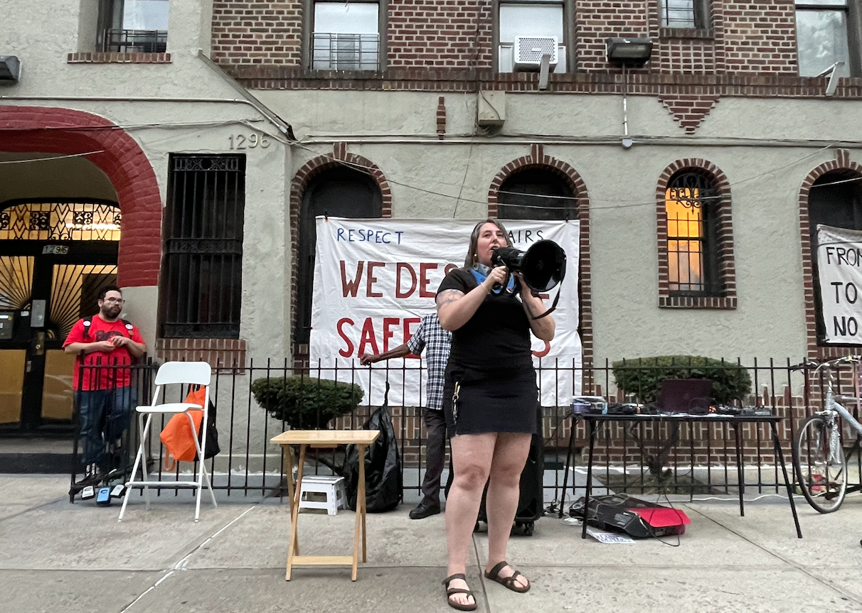 Zara Cadoux of the Pinnacle Tenants Union Zara Cadoux of the Pinnacle Tenants Union