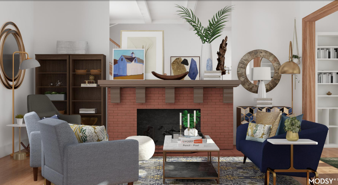 I Redesigned My Awkward Living Room With Modsy S Virtual Interior Designers