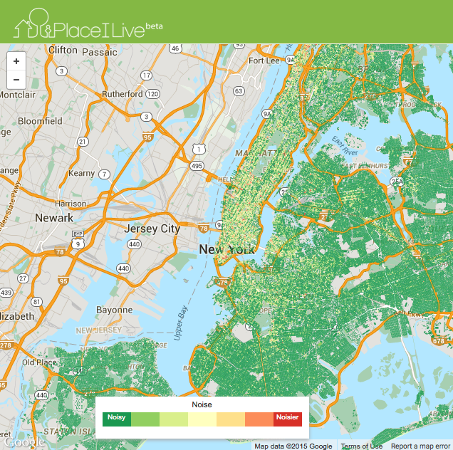 New York's noisiest neighborhoods, now in map form