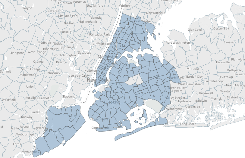 Map: Find out the average incomes—and debt—of your NYC neighbors