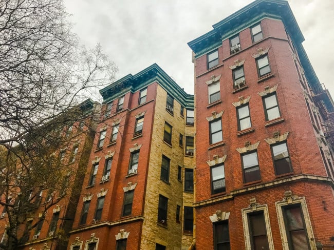 Apartment buildings in New York City