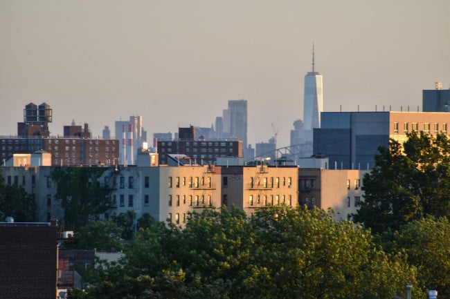 The Freedom Tower is seen from a distance in New York City, on June 19, 2022.