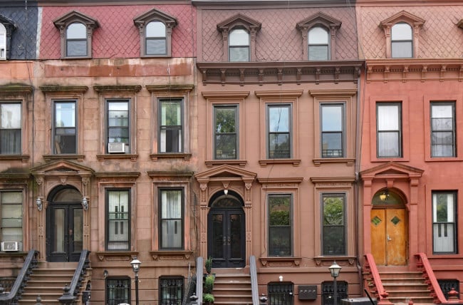 NYC brownstones