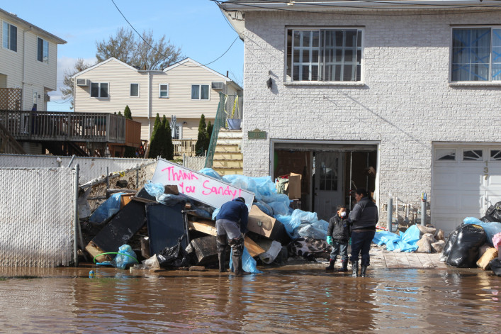 Hurricane Sandy Damage on Staten Island 