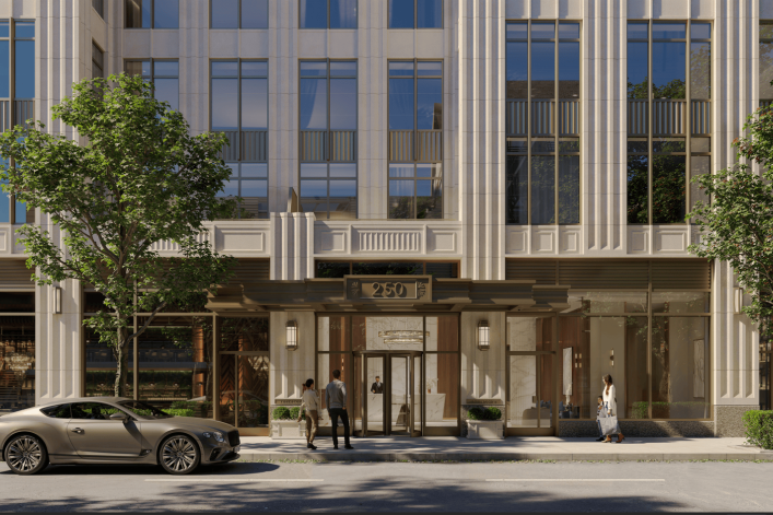 A rendering of the 32-story building on the Upper East Side.