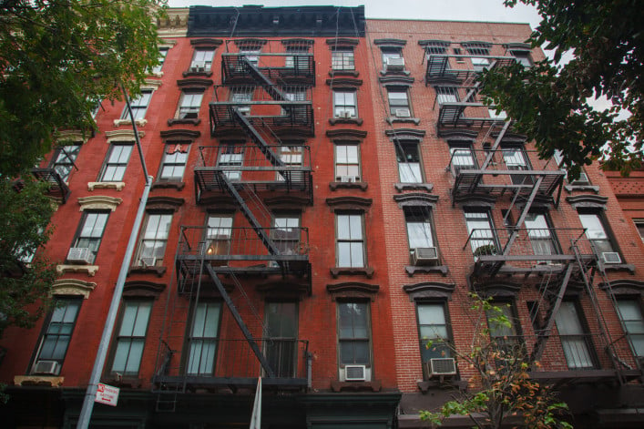 Apartment buildings West Village, NYC