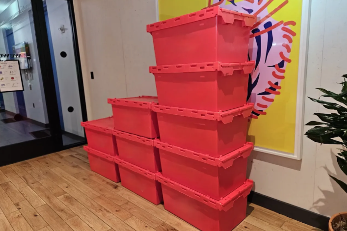 Big Apple Moving stackable eco-friendly bins Big Apple Moving stackable eco-friendly bins
