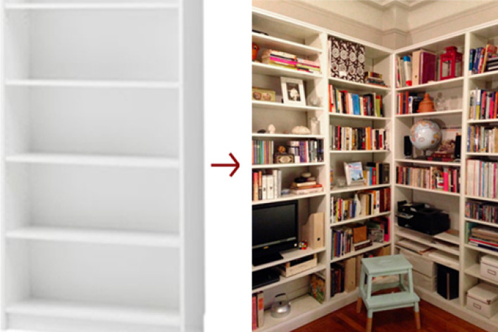 Watch 2 Designers Transform The Same IKEA Billy Bookcase, Custom Crafted