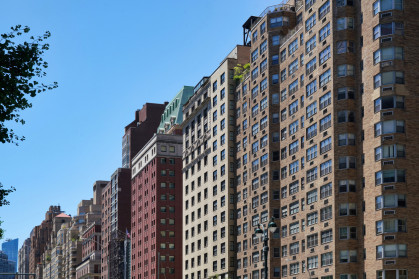 Apartment buildings on Park Avenue in Manhattan.