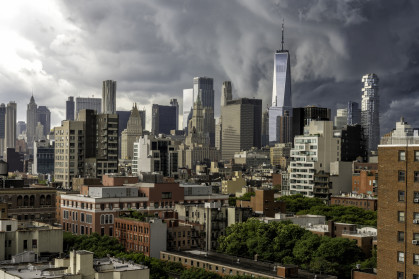 Lower Manhattan skyline