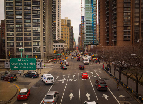 Second Ave and 60th Street in Manhattan