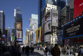 Broadway theaters in Manhattan