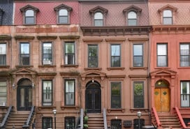 NYC brownstones