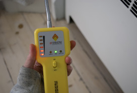 A handheld gas detector