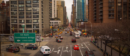 Second Ave and 60th Street in Manhattan