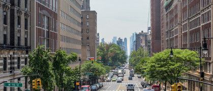 View of Morningside Heights, NYC