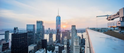 Manhattan looking south toward the Freedom Tower