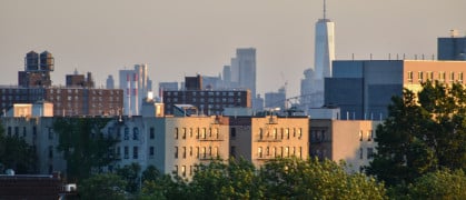 The Freedom Tower is seen from a distance in New York City, on June 19, 2022.