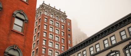 NYC building facades