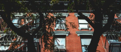 Brick apartment in New York City