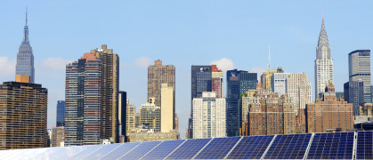 Solar power also reduces strain on the city's electric grid.