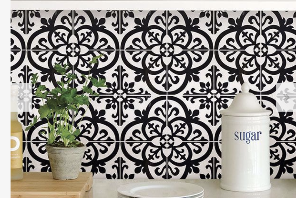 Peel and Stick Moroccan Tile Backsplash Sticker